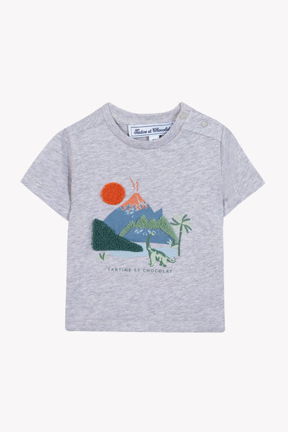 T-shirt
Grey explorer cotton