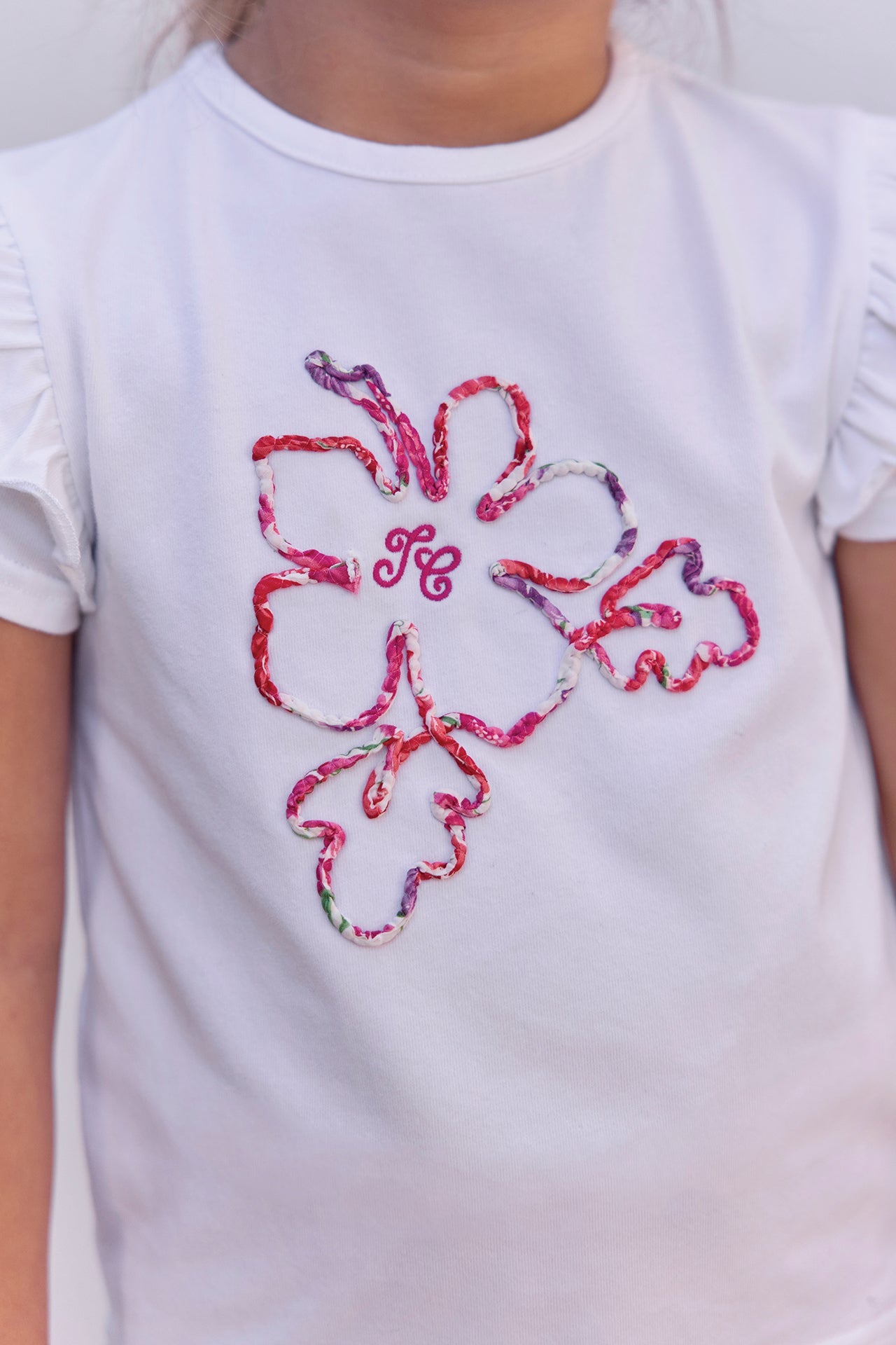 T-shirt
Cotton hibiscus Print fabric Liberty