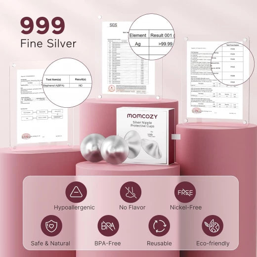 Momcozy - Pure Silver Nipple Shield| size xxl-65mm