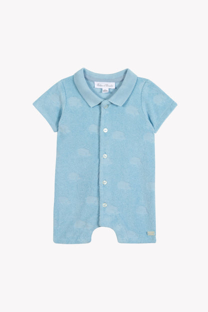 Jumpsuit short
Blue horizon cotton hedgehog pattern