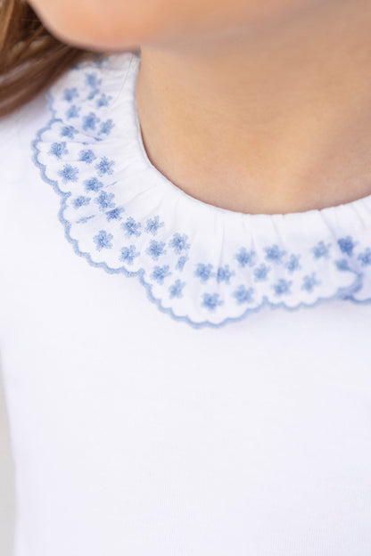Body
White cotton Collar Embroidered