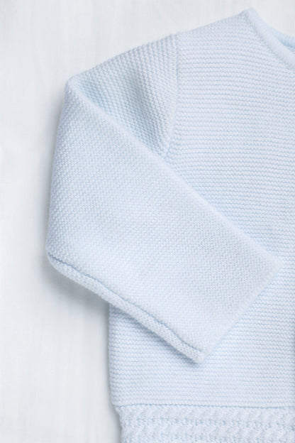 Cardigan
Cotton sky Trim