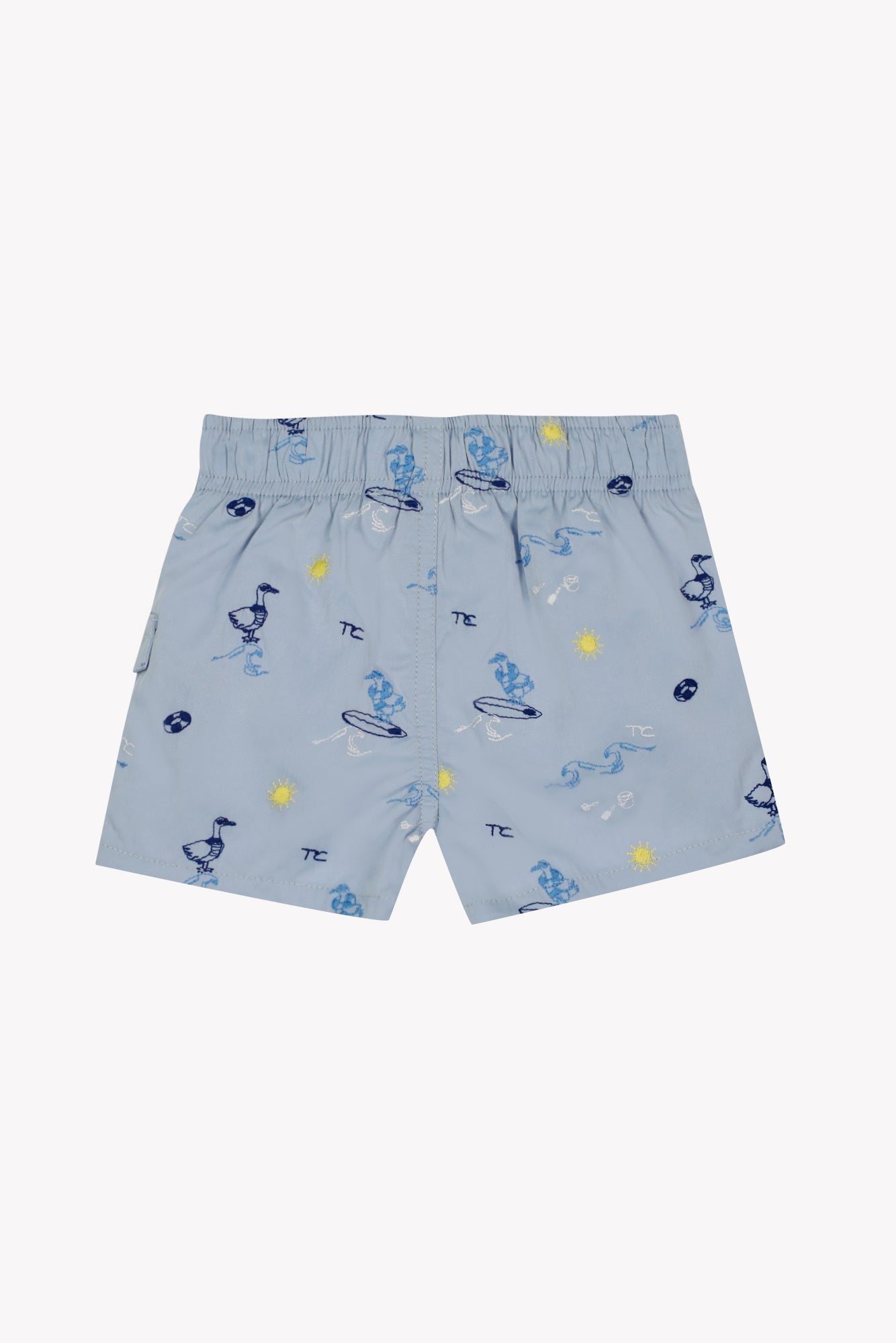 Short bath
Blue cloud Print seaside