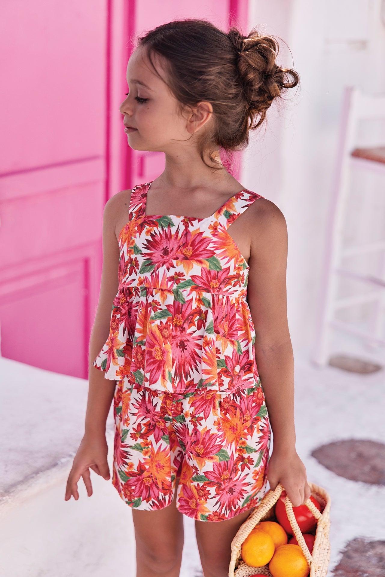 Ensemble court | Short set
Floral print cotton