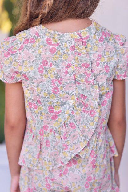 Outfit short
Citrus Print fabric Liberty
