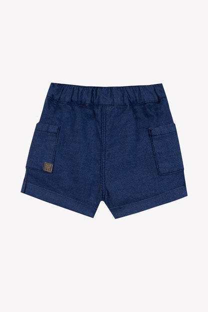 Short
Navy Hem cotton
