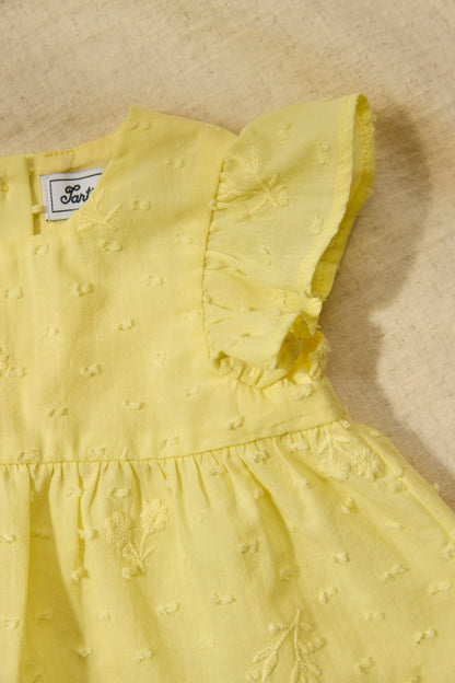 Outfit short
Citrus cotton Plumetis