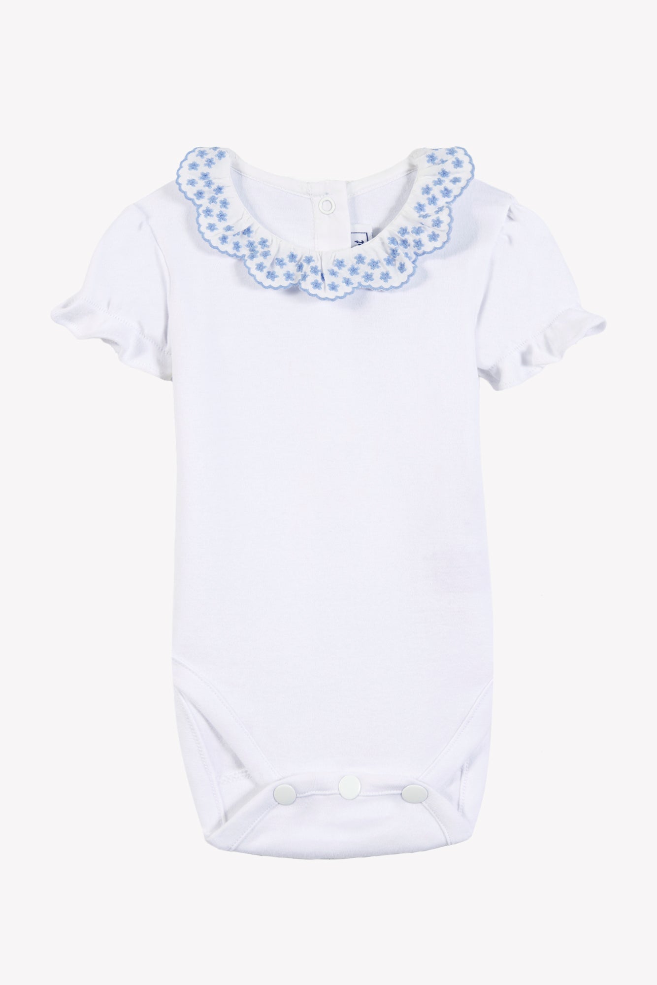 Body
White cotton Collar Embroidered