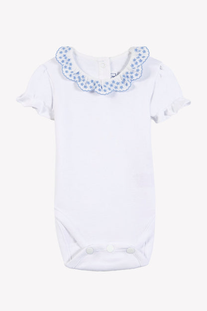 Body
White cotton Collar Embroidered