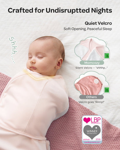Momcozy - Swaddle Wraps | 0-3M, 2-Pack, Pink