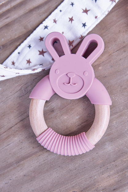 Rattle
Pink silicone