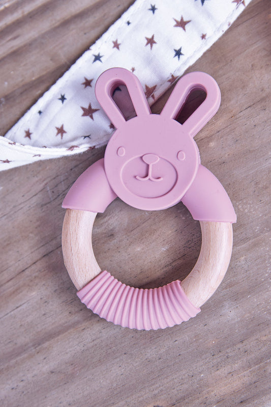Rattle
Pink silicone