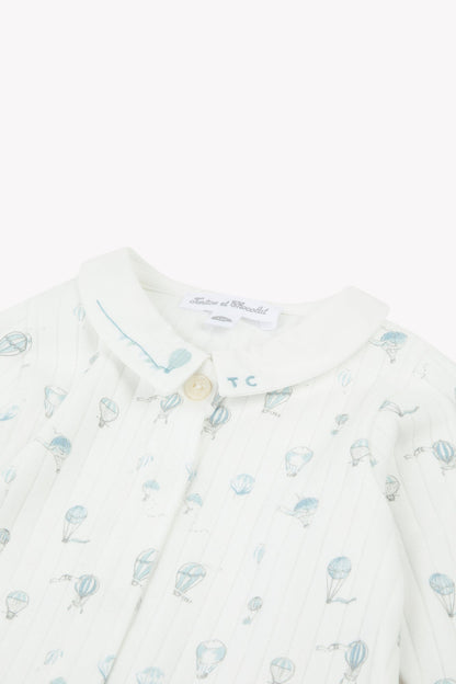Pajamas
Ecru cotton Print hot air balloons