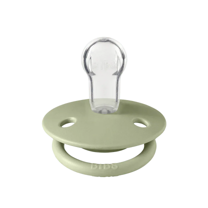 BIBS Pacifiers - De Lux Collection | BPA-Free Round Nipple | Silicone| Set of 2 |  One Size | 0-36 months