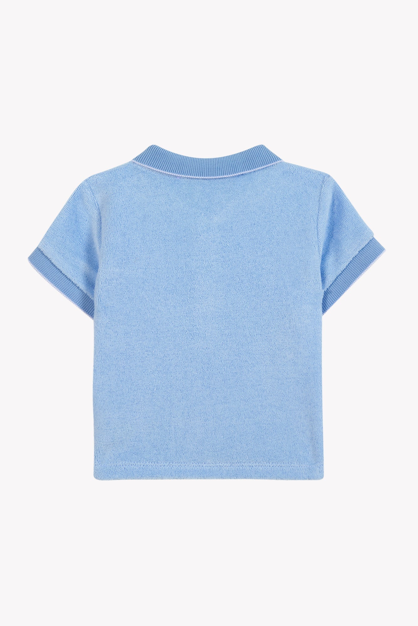 Polo shirt
Blue cloud cotton terry