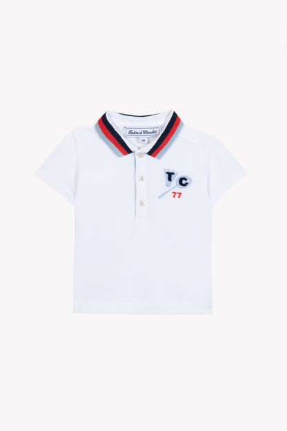 Polo shirt
White cotton sports club