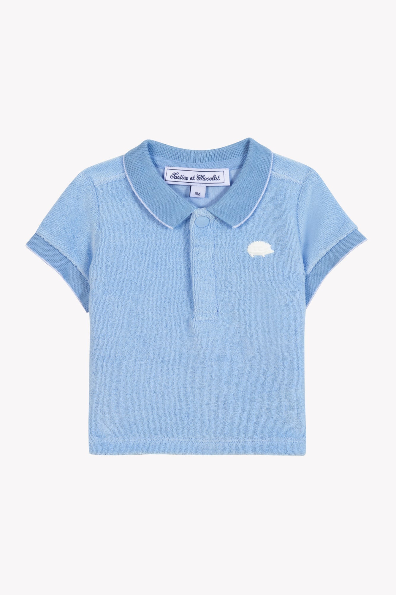 Polo shirt
Blue cloud cotton terry