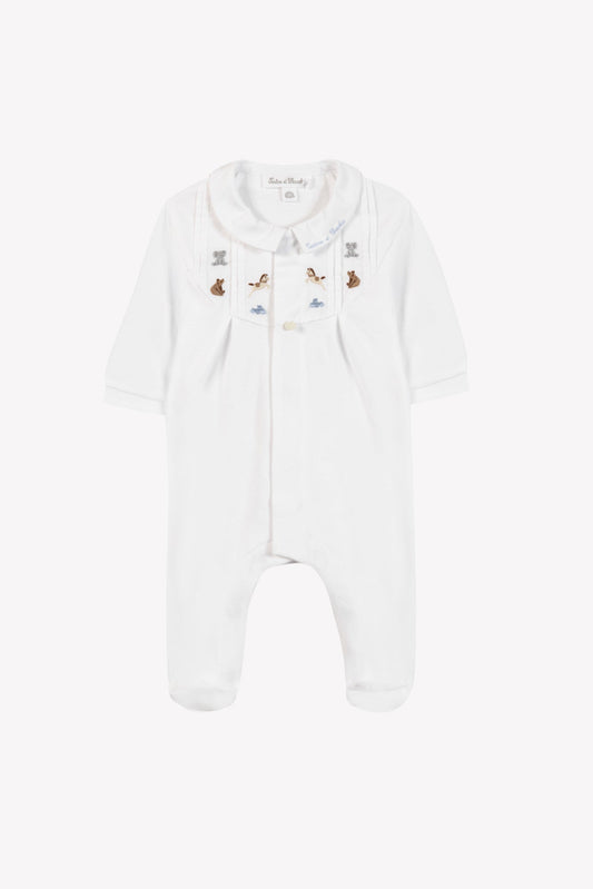 Pajamas
White cotton Peter pan collar animals
