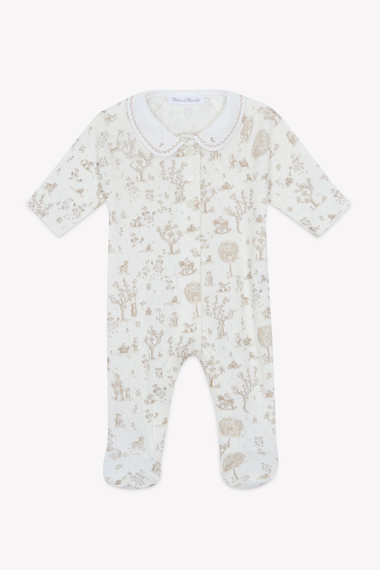 Pajamas
Ecru cotton Print fantasy garden