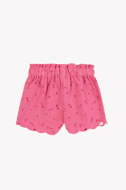 Short
Pink cotton Embrodery English