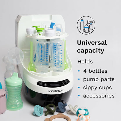 Baby Brezza - Bottle Washer Pro | Washer, Sterilizer & Dryer | Black