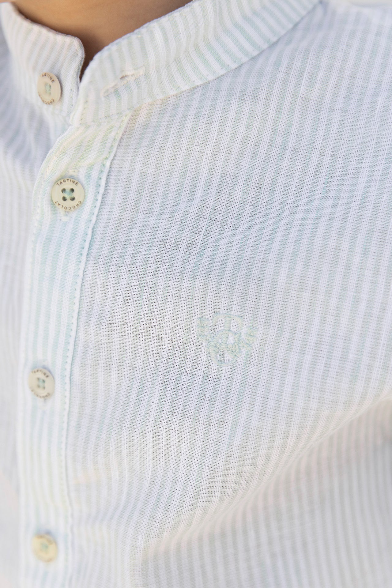 Shirt
Sage Linen Stripes