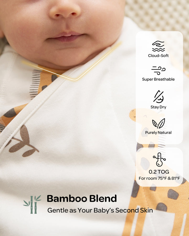 Momcozy Easy Swaddle Wrap For 0-3M