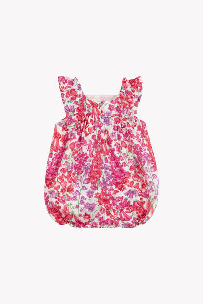 Jumpsuit short
Pink cotton Print fabric Liberty