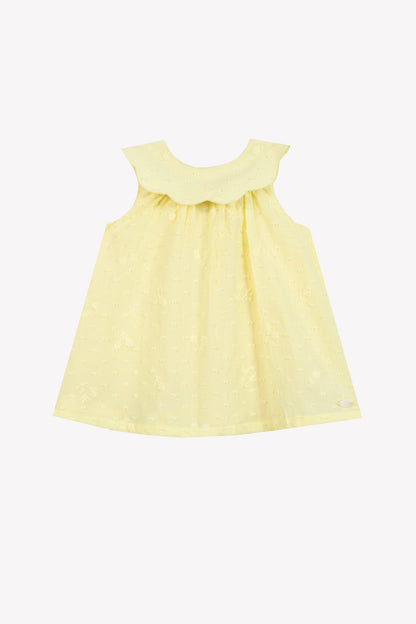 Dress
Citrus cotton Peter pan collar