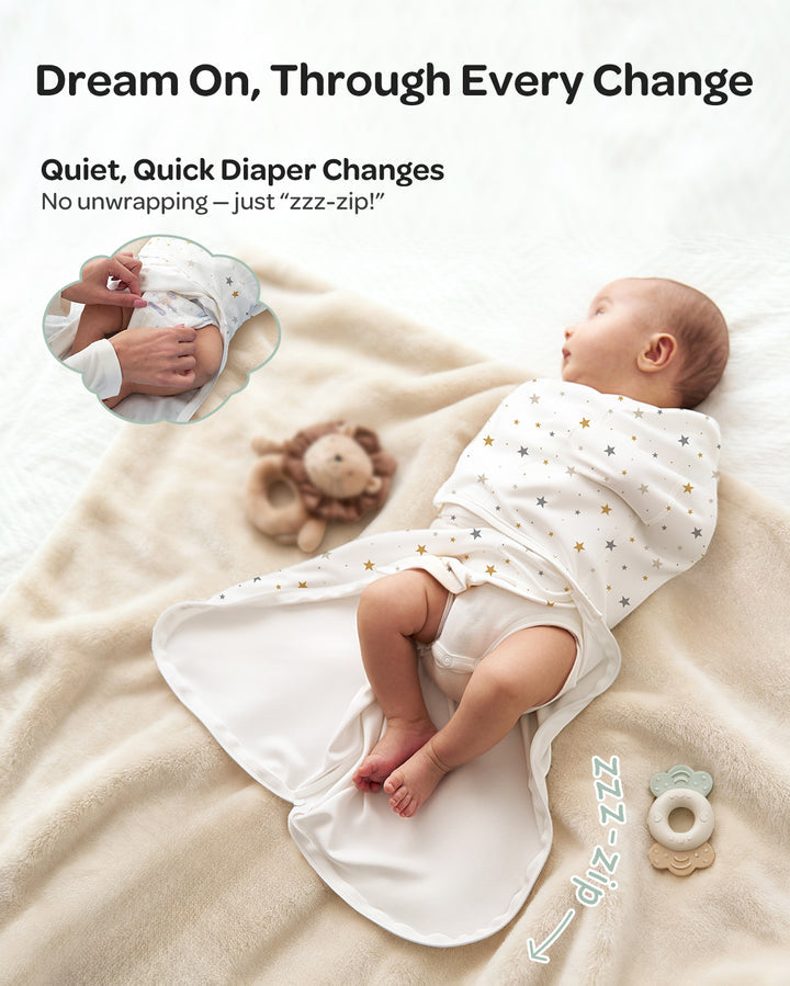 Momcozy Easy Swaddle Wrap For 0-3M