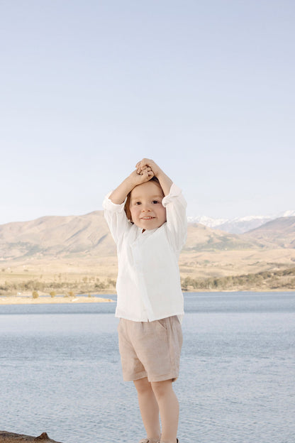 Short
Sand Linen