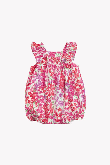 Jumpsuit short
Pink cotton Print fabric Liberty