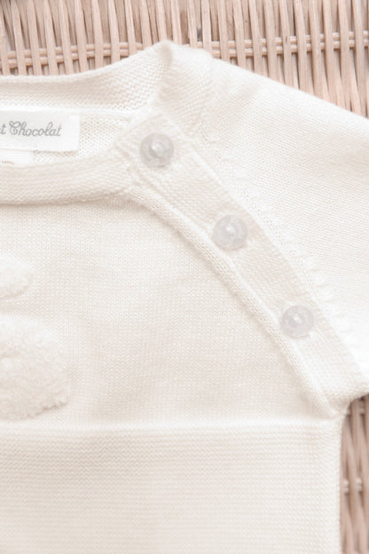 Outfit Long
Ecru cotton Embrodery rabbit
