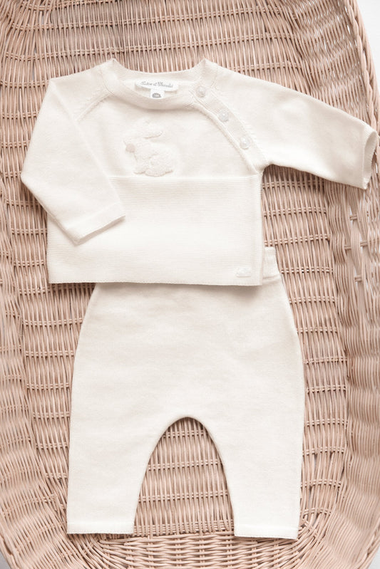 Outfit Long
Ecru cotton Embrodery rabbit