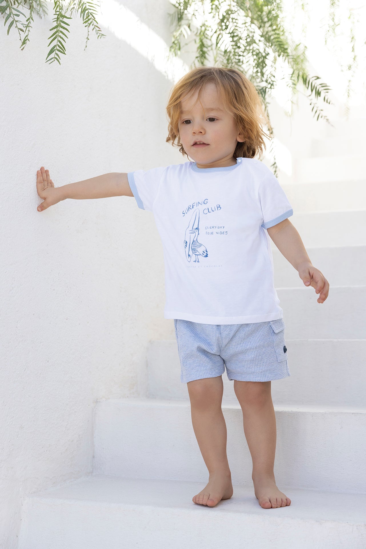 Short
Blue cloud cotton hedgehog