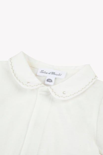 Body
Beige dark cotton Embrodery TC