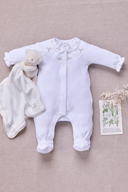 Pajamas
White Velvet Embrodery