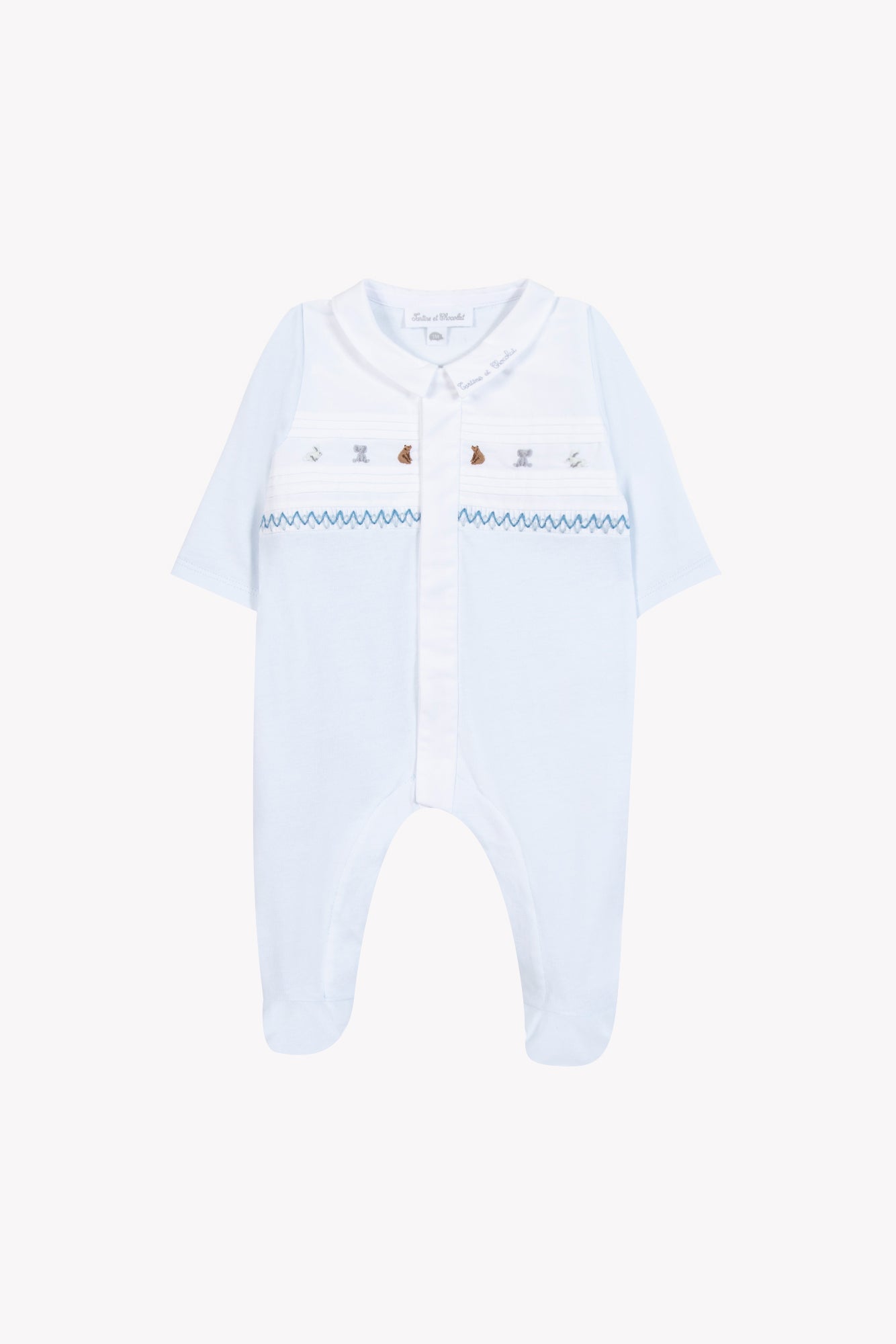 Pajamas
Sky blue cotton Pleats religious