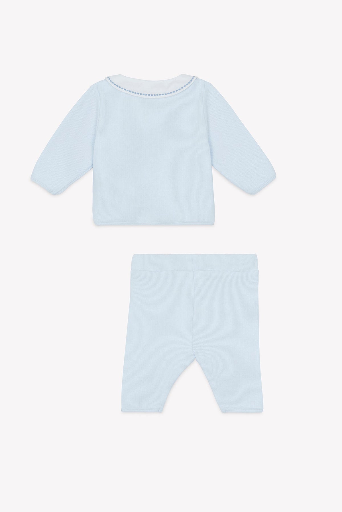 Outfit Long
Sky blue cotton Peter pan collar