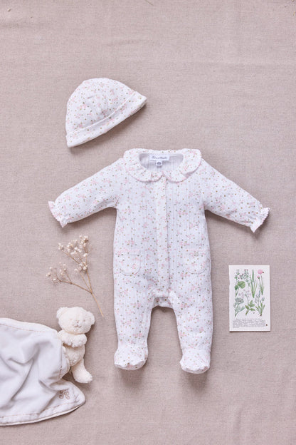 Pajamas
Ecru cotton Print flowery