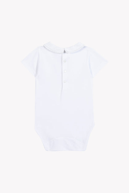 Body
White cotton Pointed collar TC