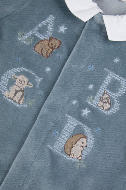 Pajamas
Blue thunderstorm Velvet Embroidered
