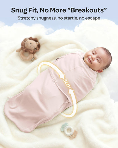 Momcozy - Swaddle Wraps | 0-3M, 2-Pack, Pink