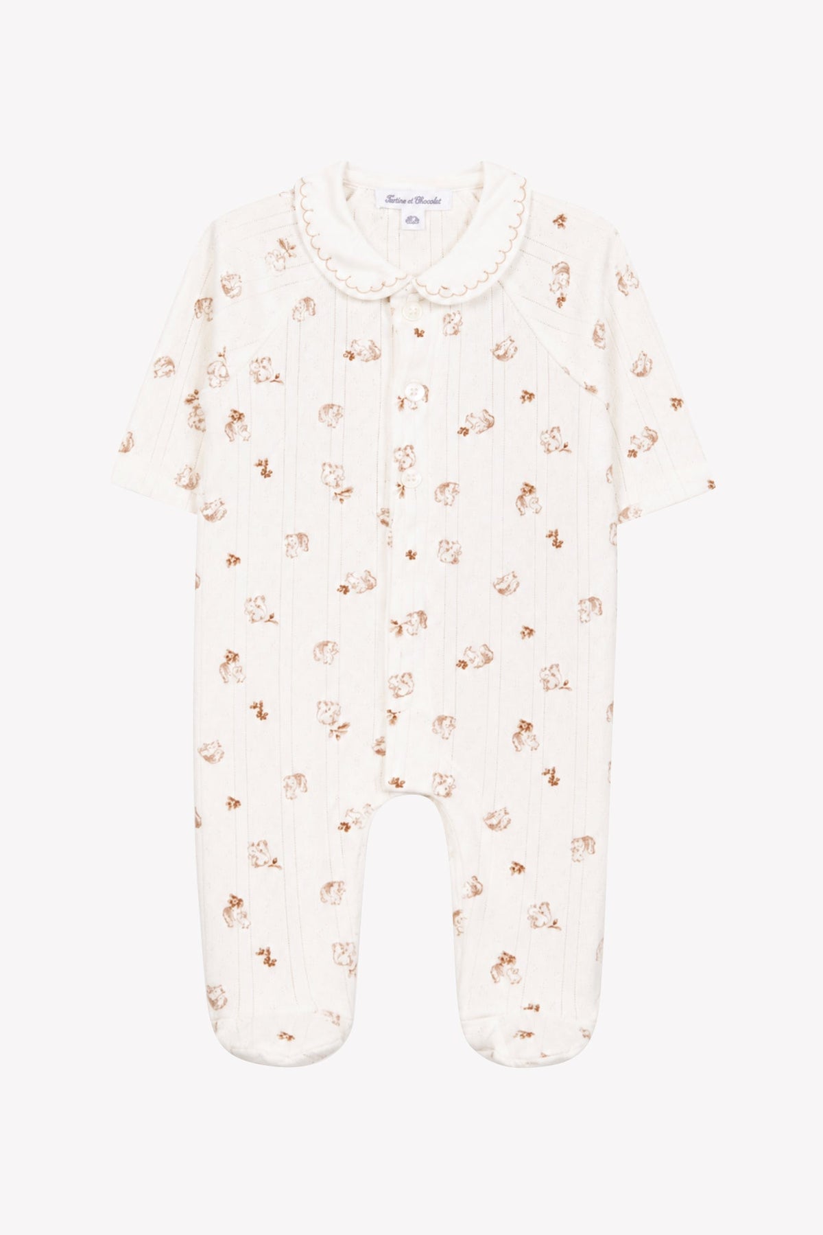 Pajamas
Ecru cotton squirrel pattern