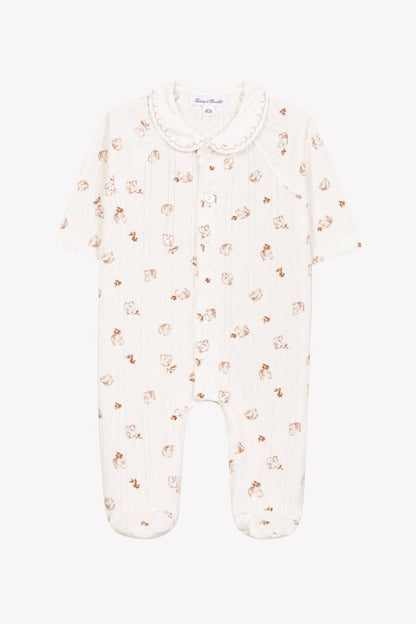 Pajamas
Ecru cotton squirrel pattern