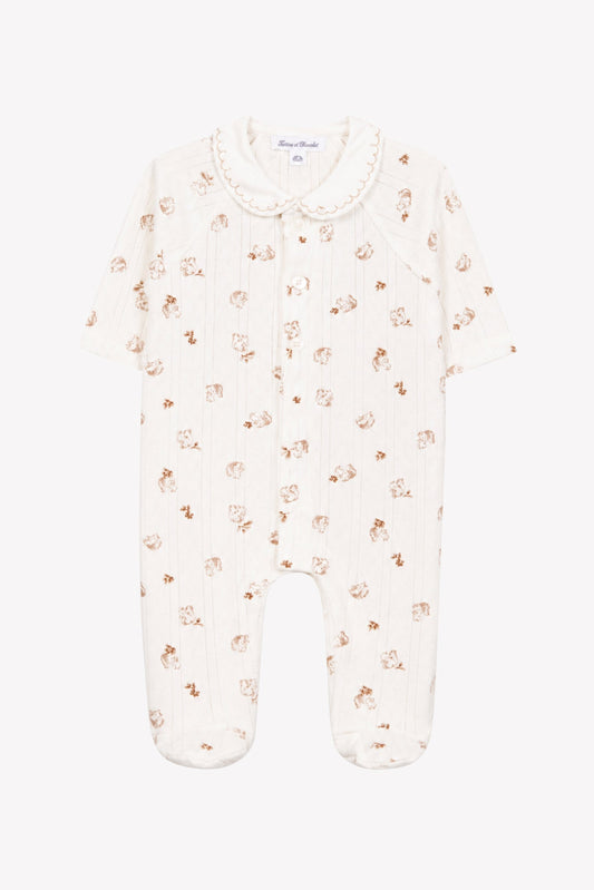 Pajamas
Ecru cotton squirrel pattern