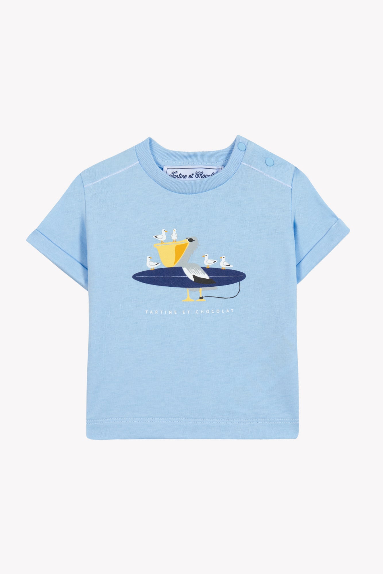 T-shirt
Blue cotton Illustration seaside