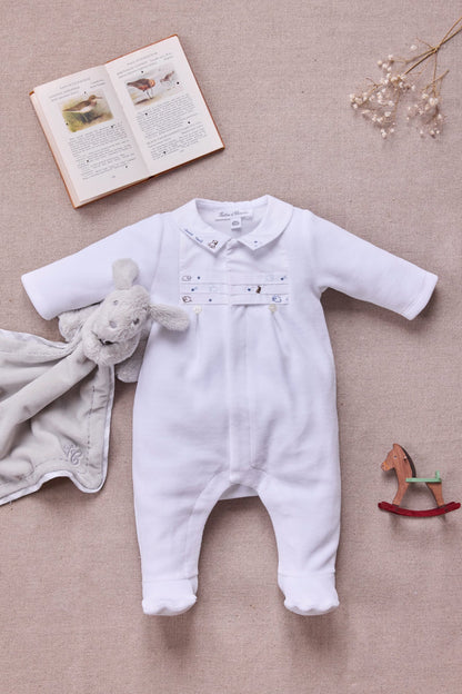 Pajamas
White Velvet White Embroidered