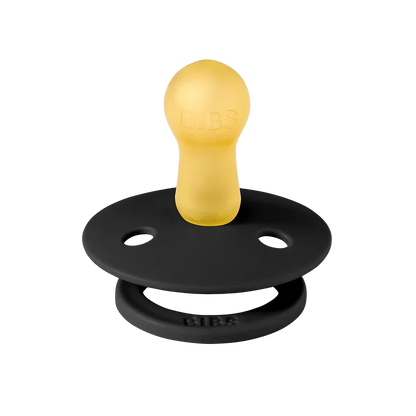 Bibs| Colour Pacifiers 2 Pack - Black/White|S2 /natural rubber