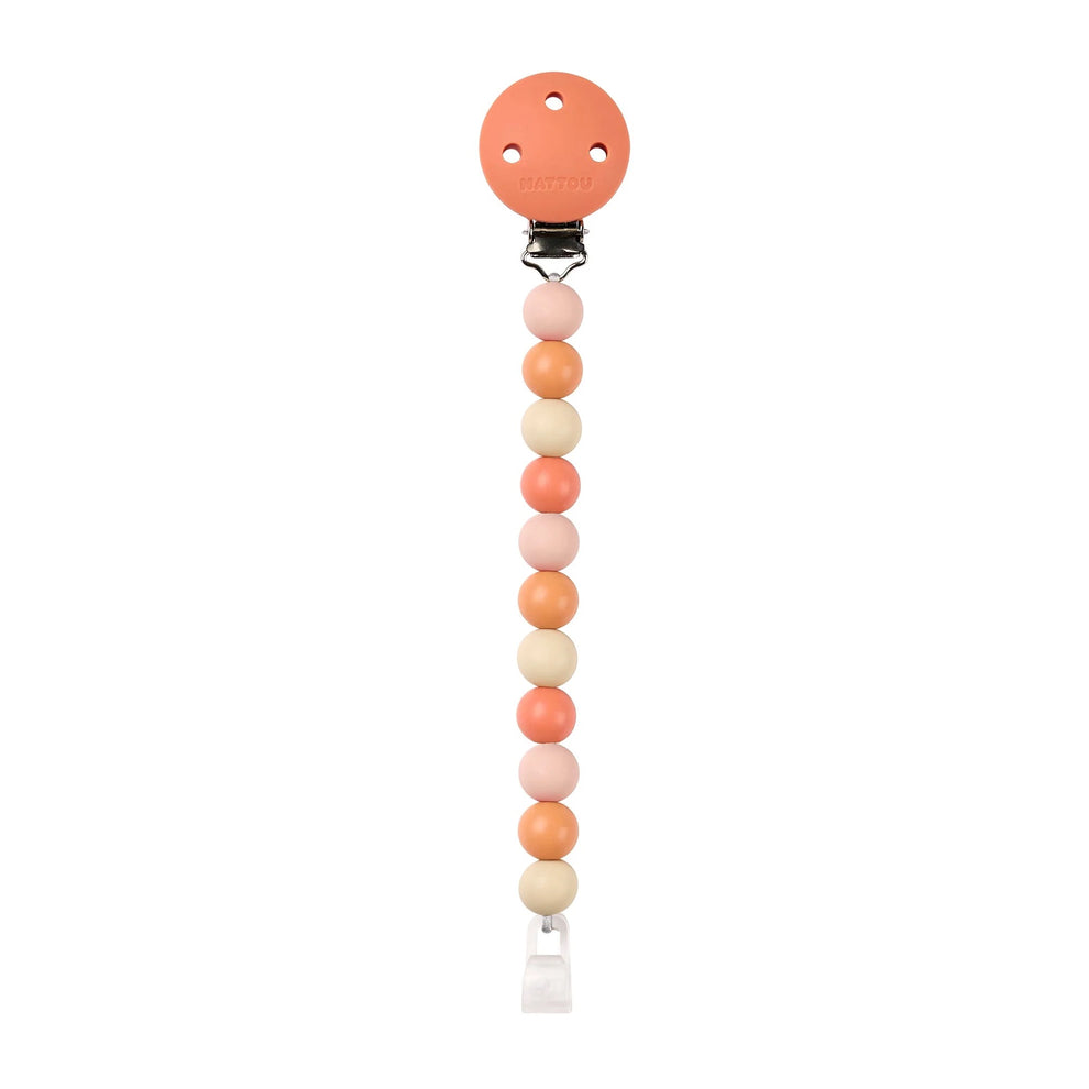 Pacifinder Pacifier Clip | Beige Terracotta